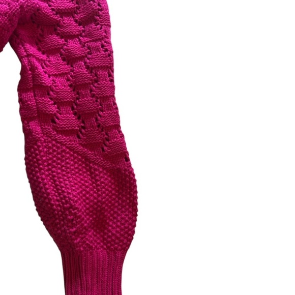 NWT &Merci Hot Pink Sweater Size Large (L) - Picture 5 of 7